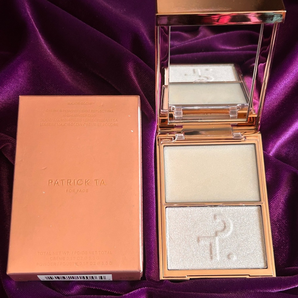 Patrick Ta Major Glow Crème & Powder Light Reflecting Highlighter Duo